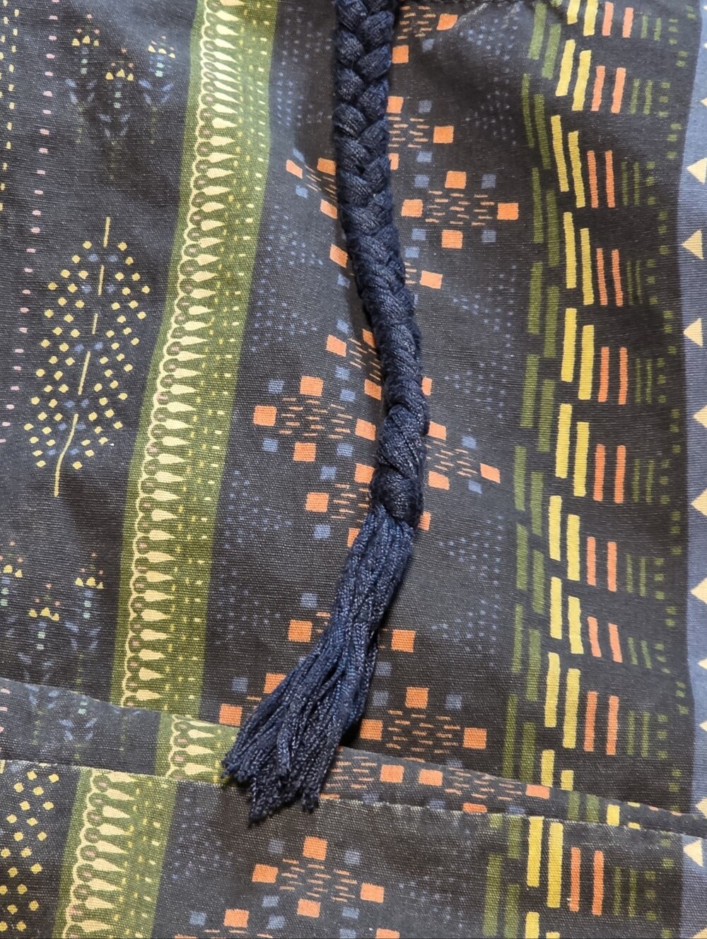 Mossimo Boho Print Tassled Roomy Crossbody Bag With Exterior Pocket - Picture 8 of 8